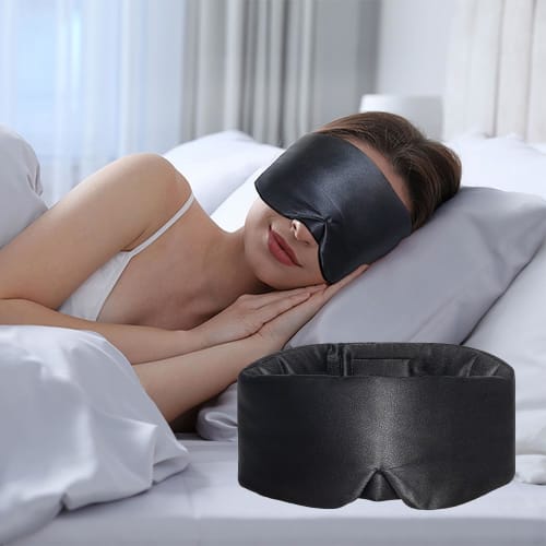 Joythink Silk Eye Mask, 100% Natural Silk, Premium Quality, Breathable, No Pressure, Light Blocking, Comfortable Sleeping Aid, Lightweight, Washable,