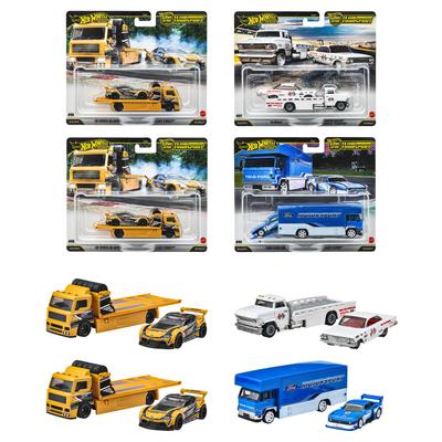 Hot Wheels Team Transport Assorted Vehicle Mini Set of 4 Cars Per Ages Toys, Cars, (2 Set), Boxed, 3+, Multi-Purpose, FLF56-987J