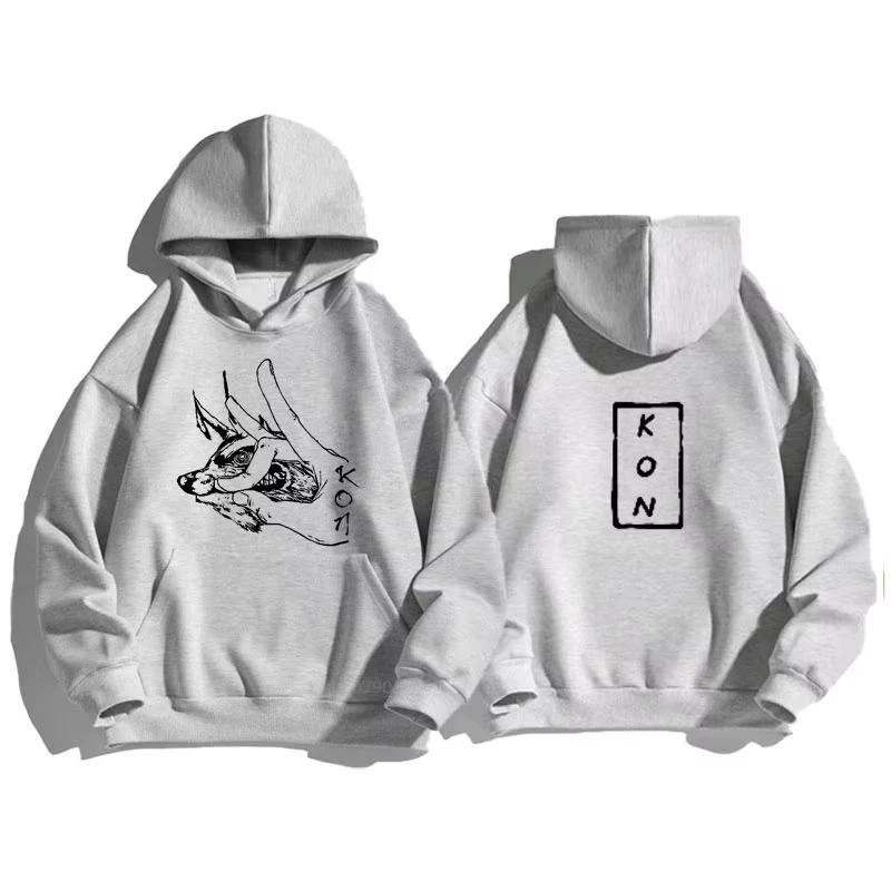 Heißes Anime Kettensägenmann Hayakawa Aki Fuchs Teufel Kon Grafikdruck Kapuzenpullover Herren Damen 2D Hoodies Lässiges Sweatshirt Harajuku Streetw