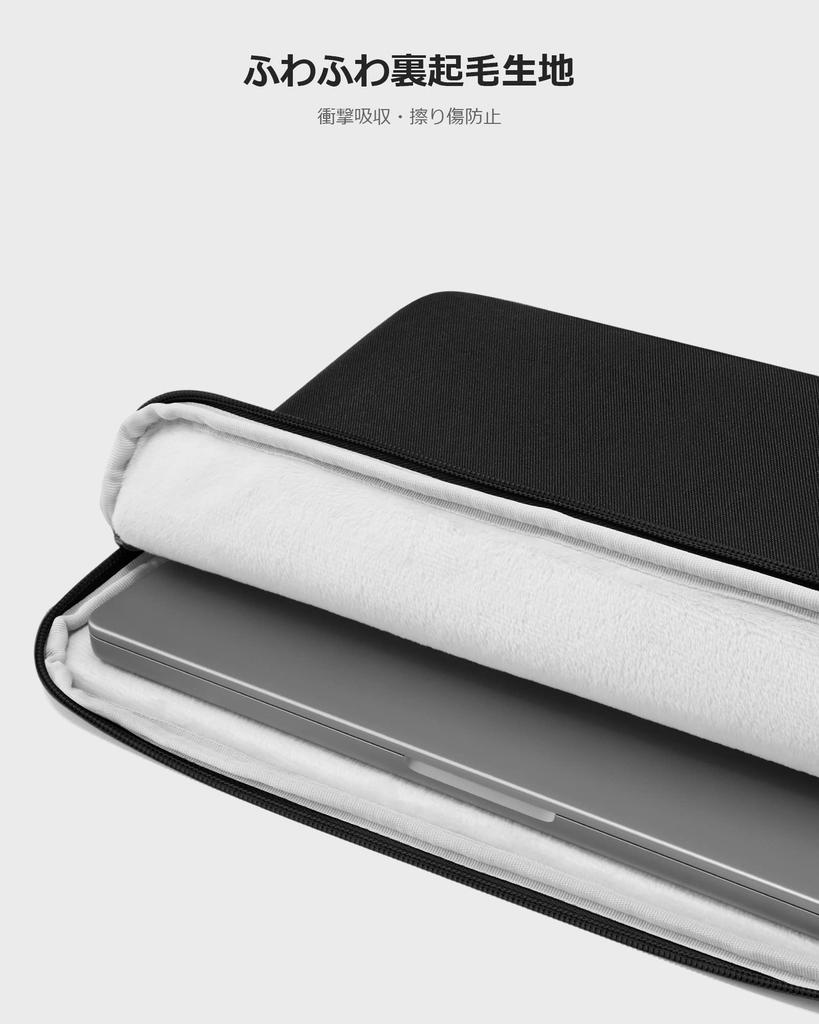 tomtoc Slim Laptop Case for MacBook Air MacBook Pro Slim Compatible with inch Surface Pro Black 13-inch M5/M4/M3/M2/M1 2026-2018 / 13-inch 2023-2016,