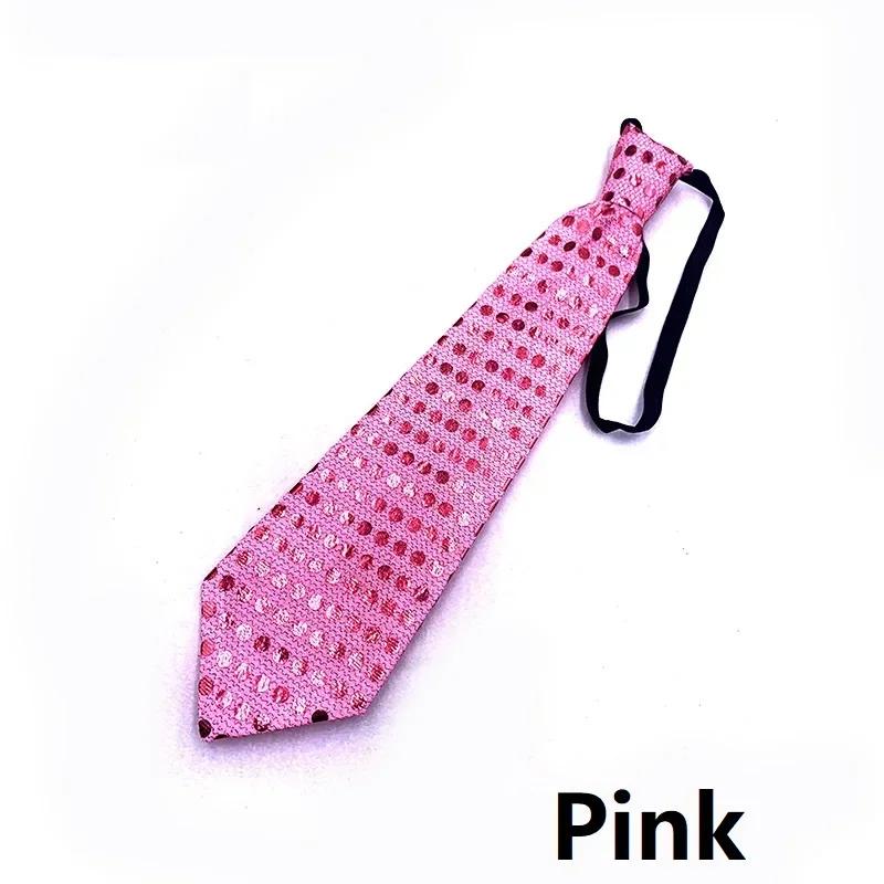 LED luminous tie, glitter sequined luminous tie, concert atmosphere props
