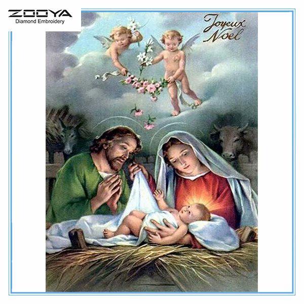 

ZOOYA DIY 3D Алмазная вышивка Крестом Ремесло Стежок Домашний декор Религия