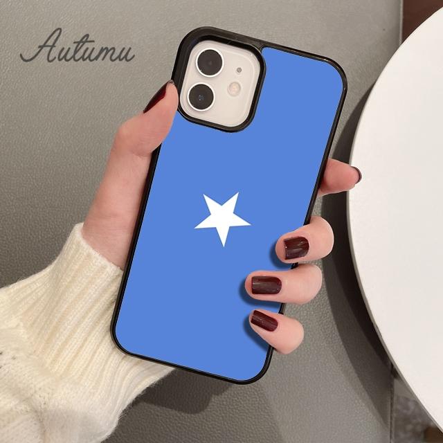 Somali Somalia National Flag Phone Case for iPhone 11 12 13 14 Pro Max mini X XR XS SE 2020 6S 7 8 Plus Galaxy S21 S22 shell