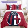 Bologna Pattern Bedding,Quilt Set Quilt Cover Pillowcase Home Birthday Gift (1*duvet Cover+2*pillowcase,without Core)