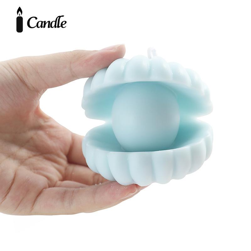 Pearl shell scented candle creative home fragrance ornament holiday gift souvenir scented candle