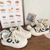 2025 New Platform Casual Shoes Board Shoes Women's Black and White Panda Little White Shoes Board Shoes Women Ins Student Tide Shoes Soft Sole