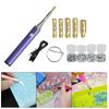Kit de Ferramentas Elétricas para Aplicação de Strass com 5 Pontas Artesanato DIY Derreter Portátil Hotfix