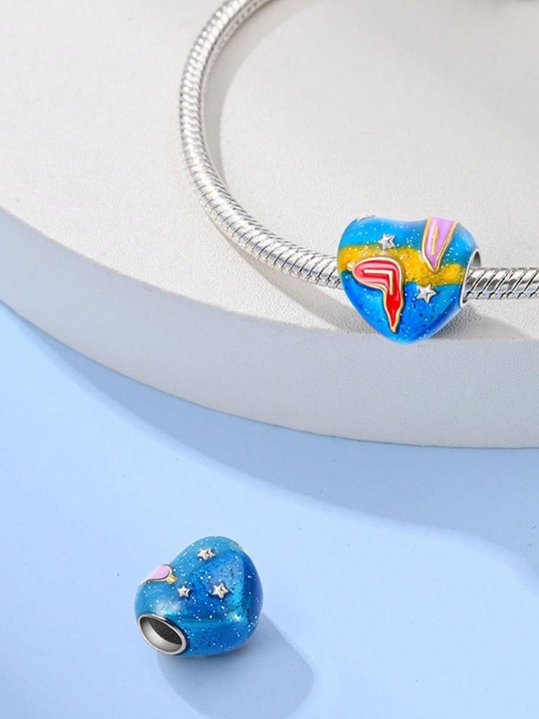 Charms Plata Artist'S Palette Oil Paints Beads Charm Copper Plated Fit Charms Original Bracelet For Jewelry Making Diy Charm