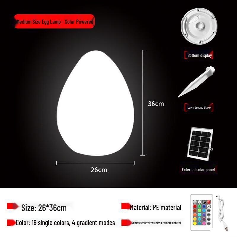 UOSU Outdoor Dinosaur Egg Landscape Light