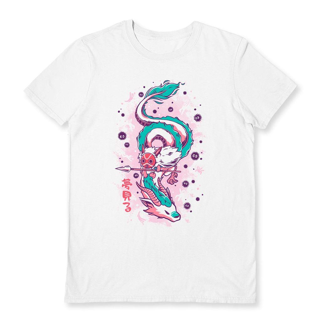 Ilustrata Camiseta Unissex Adulto A Princesa e o Dragão
