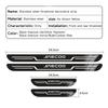 Car Stainless Steel Door Sill Scuff Plate For JAECOO J5 J6 JAECOO J7 J8 2025 2026, Carbon Fiber Threshold Protective Sticker
