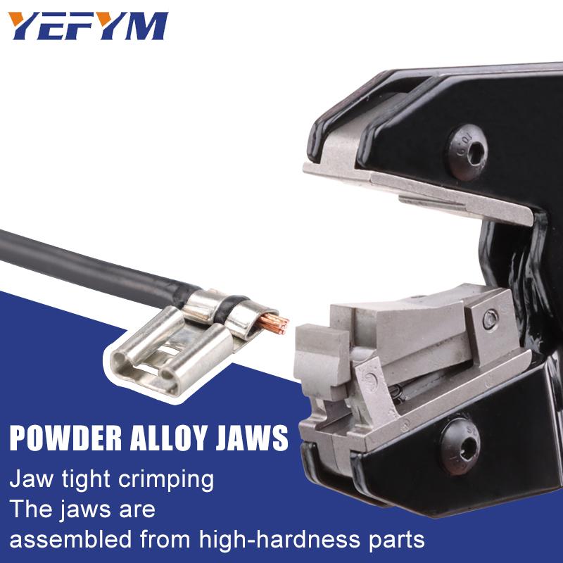 Chicken-claw Terminal Crimping Tool, Ratcheting Wire Crimping Pliers. Suitable for AWG 20 - 13 (0.5 - 2.5mm²) and is an electrical crimping tool.