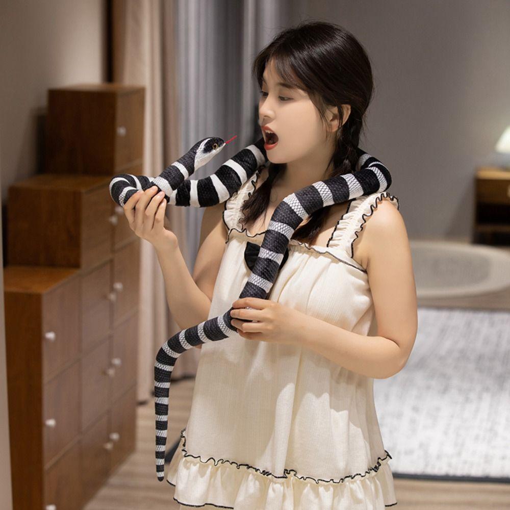 Stuffed Animal Simulation Snakes Plushie Realistic Snake Stuffed Toy Boa Snake Plush Doll Pet Toys