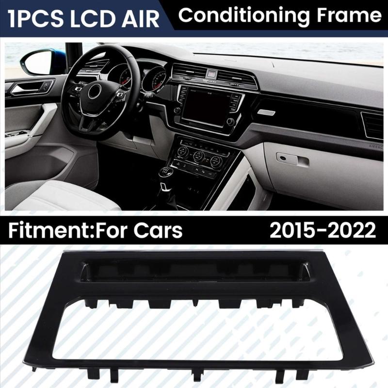 Accuracy Fit Touch Screens Climate Control Frame ABS Housing No Tools Required 5TD863042B Replacement for Car Touran
