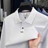 Autumn 100 Pure Cotton Men'S Long-Sleeved T-Shirt Batch Solid Color Simple Business Fashion Polo Shirt