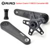 RIRO Carbon Fiber Road Crankset 29MM 50-34/52-36/53-39T Compatible with 11/12 Speed Shimano Direct Mount /110/130BCD Chainrings