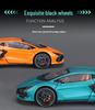 1:32 Lamborghini Revuelto Sports Car Model - Alloy, Scissor Doors, Sound & Light, Pull-back Simulation.