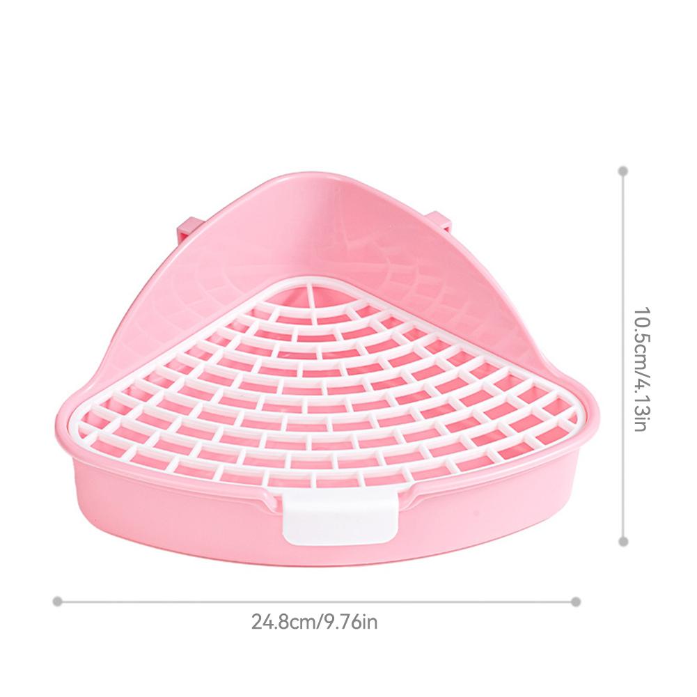 

Лоток для туалета для кроликов, туалет для животных, приучение к горшку, угловой туалет для хорька, хомяка, дракона, кошки, принадлежности для морской свинки