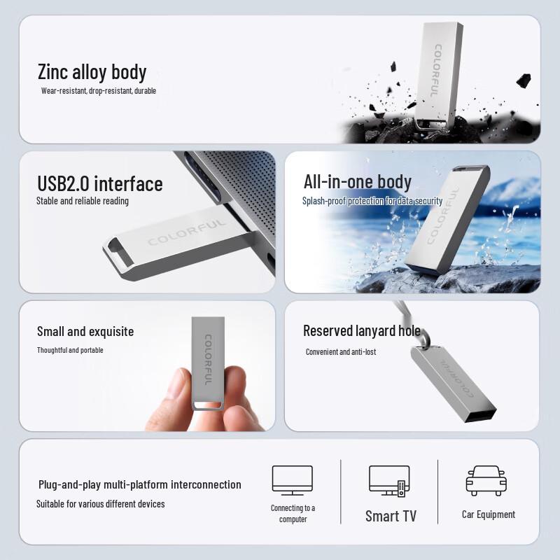 

Colorful OB205 USB2.0 Flash Drive 64GB