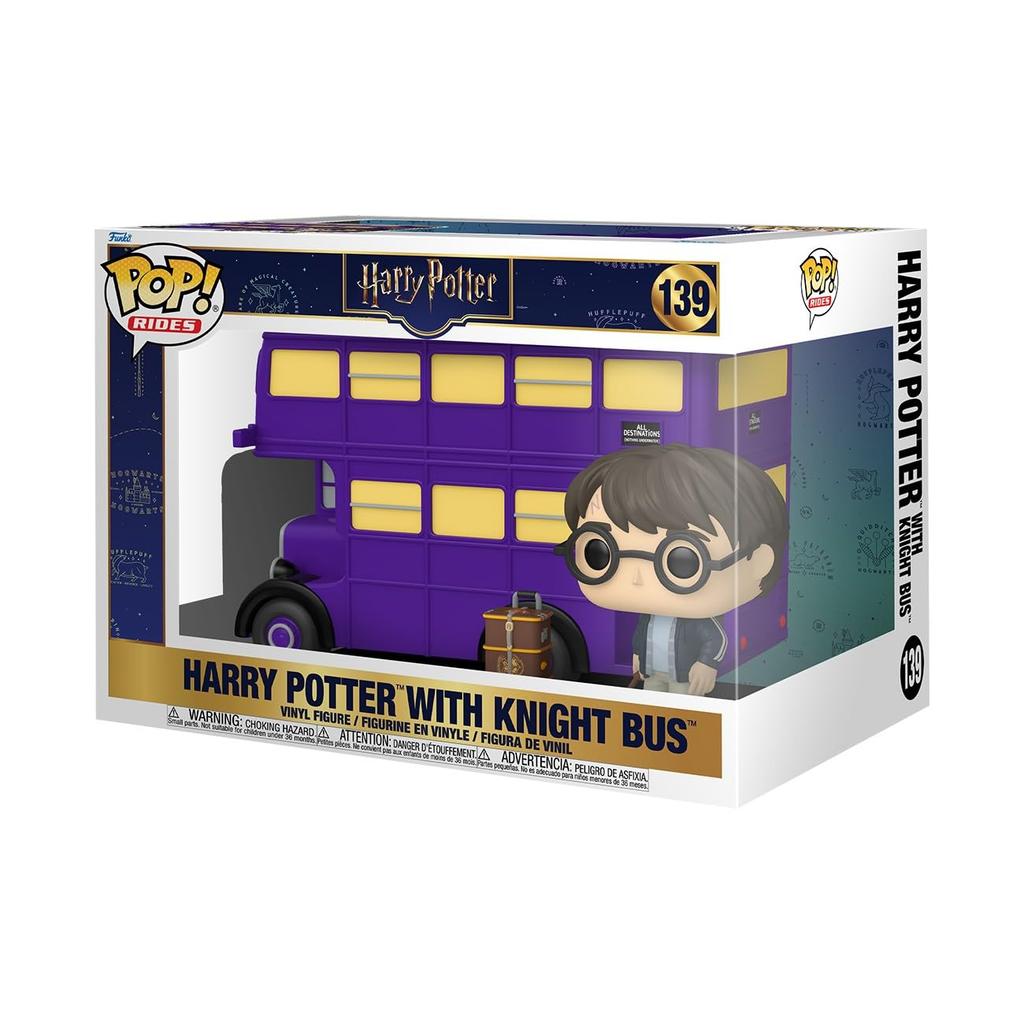 FUNKO Rides Super Deluxe Funko Pop Harry Potter Night Knight Bus Pop!