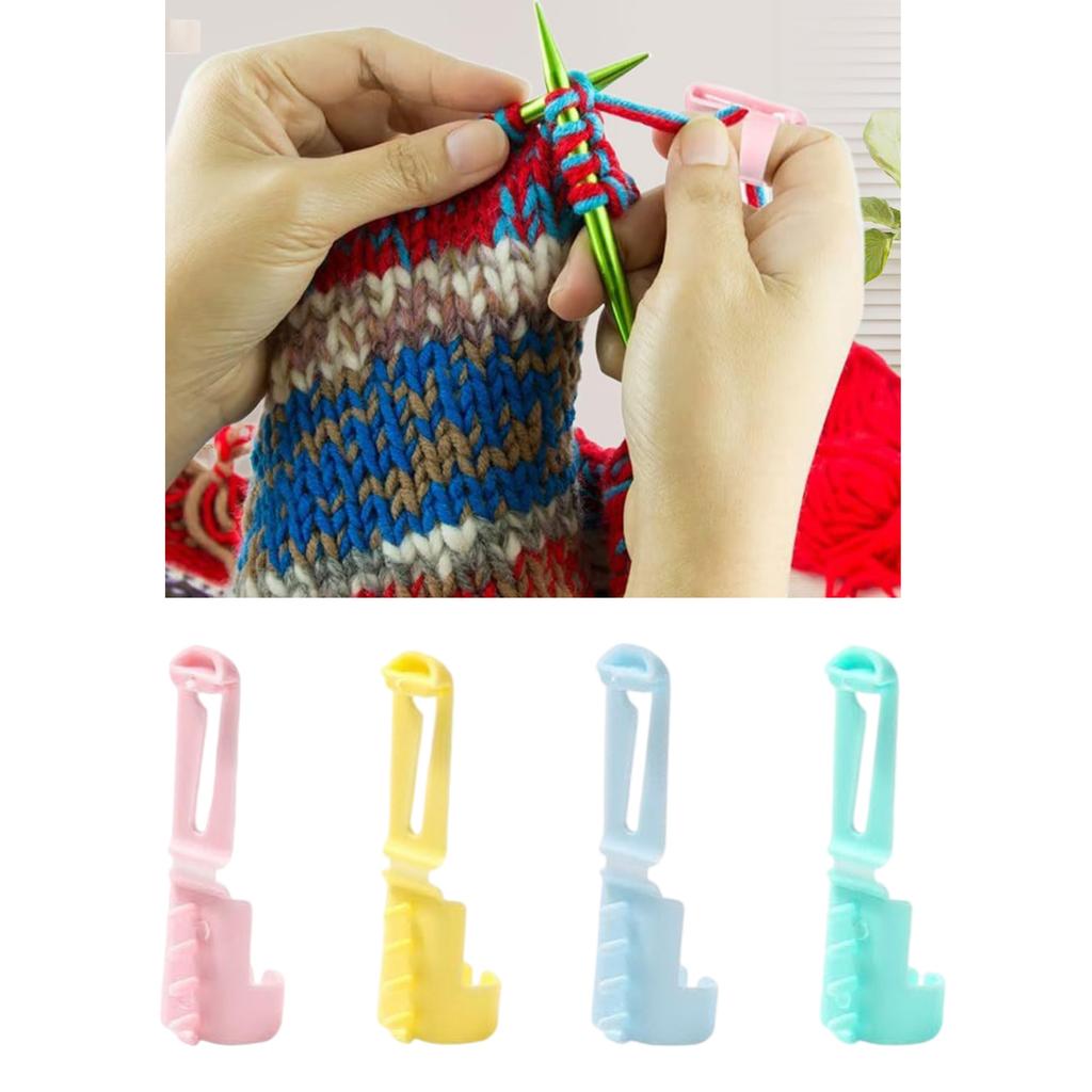 4 Pcs Yarn Guide Rings Handmade Crochet Tension Rings Knitting Tool Adjustable Companion Rings Knitting Accessories