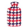 K Collection Diamond 2L Hot Water Bottle And Cover (Pack of 2)