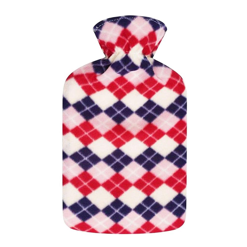 K Collection Diamond 2L Hot Water Bottle And Cover (Pack of 2)