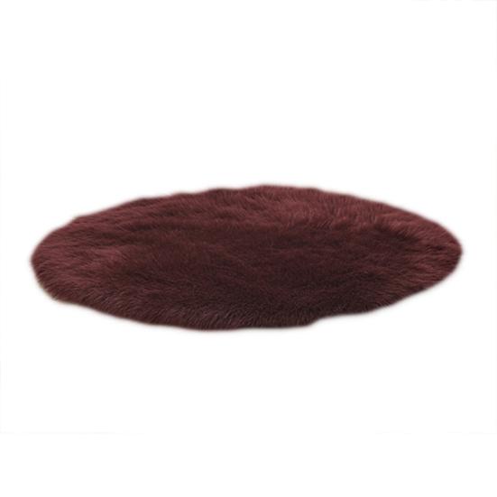 Home Bedroom Floor Round Soft Fluffy Seating Chair Sofa Rug Carpet Cover Cushion