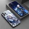 Genshin Impact Neuvillette Phone Case For iPhone 16 16e 15 14 13 12 11 XS XR Plus Mini Pro Max Soft Black Shockproof Cover