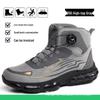 All-Season Steel Toe High-Top Safety Boots: Anti-Smash, Anti-Puncture, Comfort for Long Hours