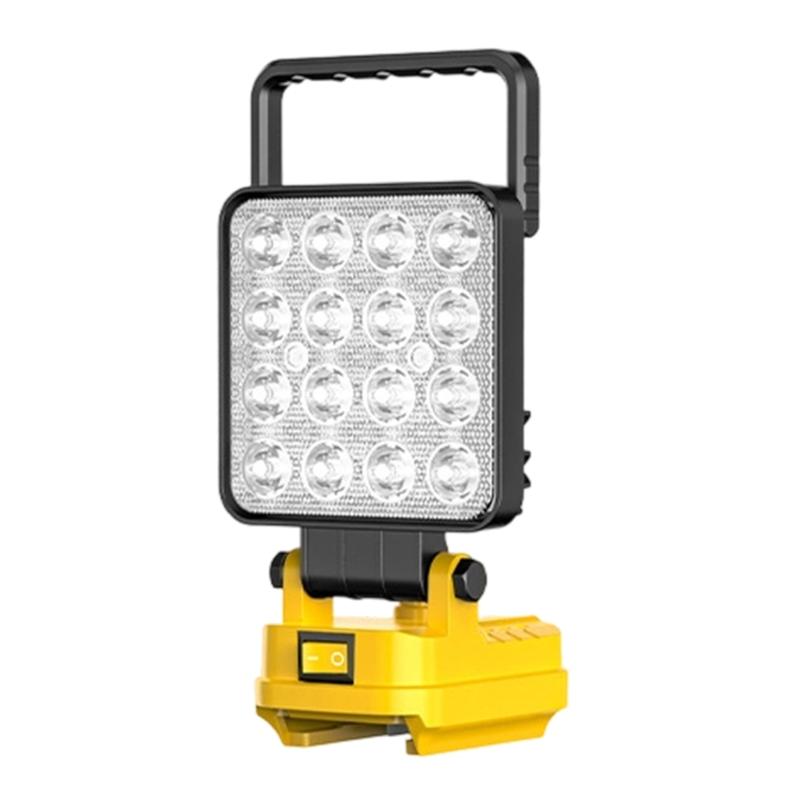 4Inch 3000Lumens Cordless LED Work Light With Double USB Charging Port For DCB206 20V batteries Camping Fishing Light
