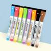 8 Colors 05mm Magnetic Dry Erase Markers Whiteboard Marker Pen Office School White Board Stationery Extra Fine Tip Colored Pens