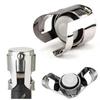 Stainless Steel Champagne Bottle Stopper Vacuum Sealed Sparkling Champagne Wine Bottle Saver Stopper Cap Bottle Opener Bar Tool