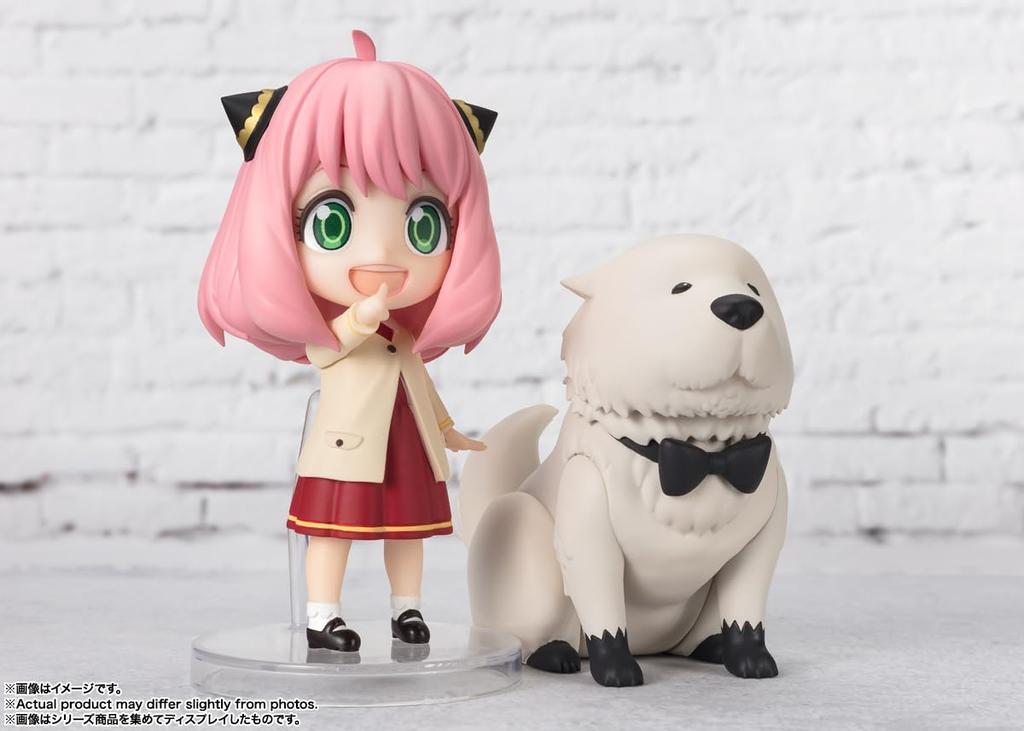TAMASHII NATIONS Figuarts mini Anya Forger Go Out 80mm figurină mobilă pictată SPY×FAMILY - - Aprox.. ABS&PVC