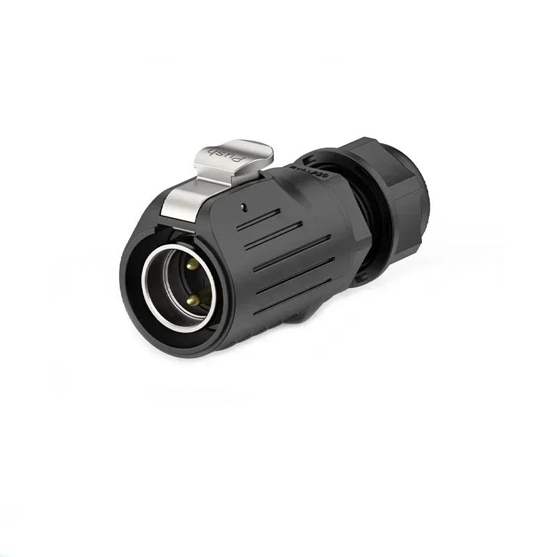 EW-LP20 Waterproof M20 Power Aviation Connector 2 3 4 5 7 9 12 Pin Plug Socket Panel Adapter Industry Signal Rransceiver Radio