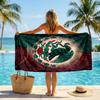 Mxico Football Fashion Beach Towel: Ideal for Summer Adventures Soft, Absorbent and Quick Drying Suitable for Swimming and Bathing