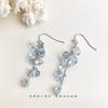 [Sea Blue Series] Summer New Original Design Handmade Fresh Holiday Blue Earrings Earrings