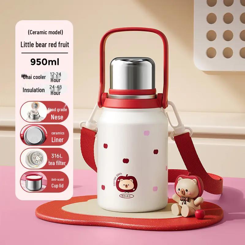 Wushengwu Large Capacity Portable Vacuum Flask