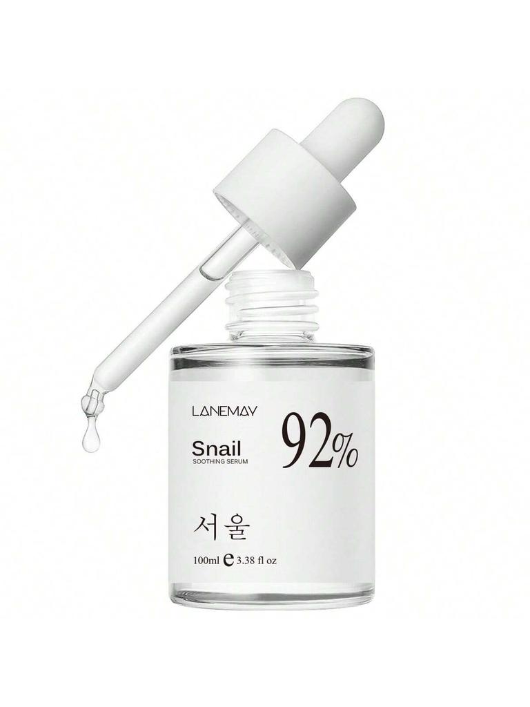 1Pc 100ml Snail SOOTHING SERUM. Make The Skin More Hydrated And Smooth Hydrating And Moisturizing An