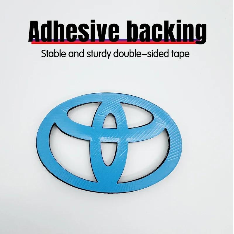 Bez demontáže Logo volantu Znaky na auto Samolepky pro Toyota Corolla Camry RAV4 Yaris Vios Hilux Prius CHR Příslušenství