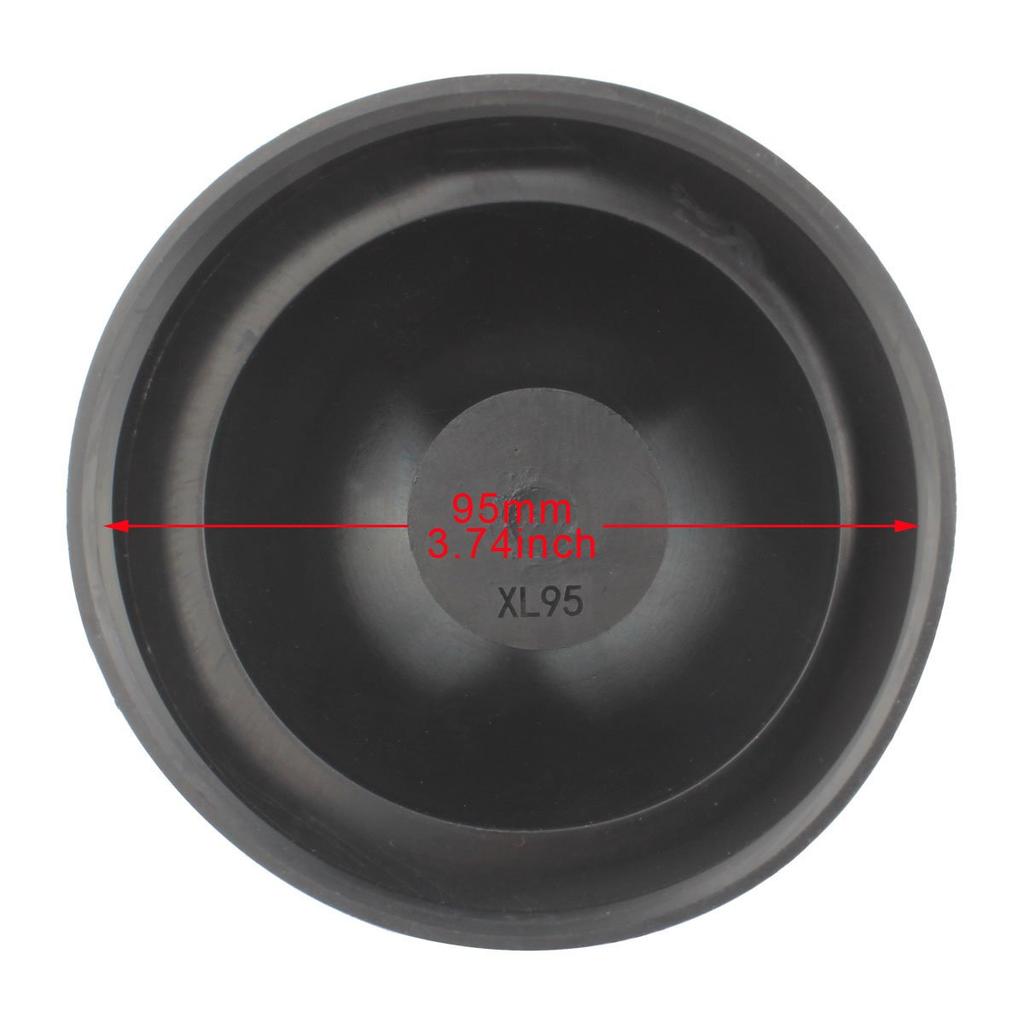 TOMALL Car Headlight Rubber Seal Dustproof Cover for HID LED Conversion Kit 95mm 95mm Dustproof Cover