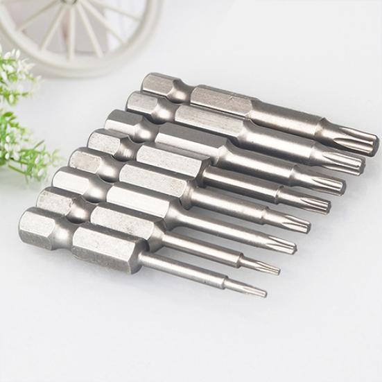 12Pcs 50mm 1/4 Inch Hex Shank Magnetic Cross Screwdriver Bits Drilling Tool