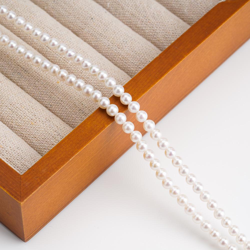 Natural Freshwater Pearl Beads: Near-Round, Small, Clean Surface for DIY Jewelry and Accessories