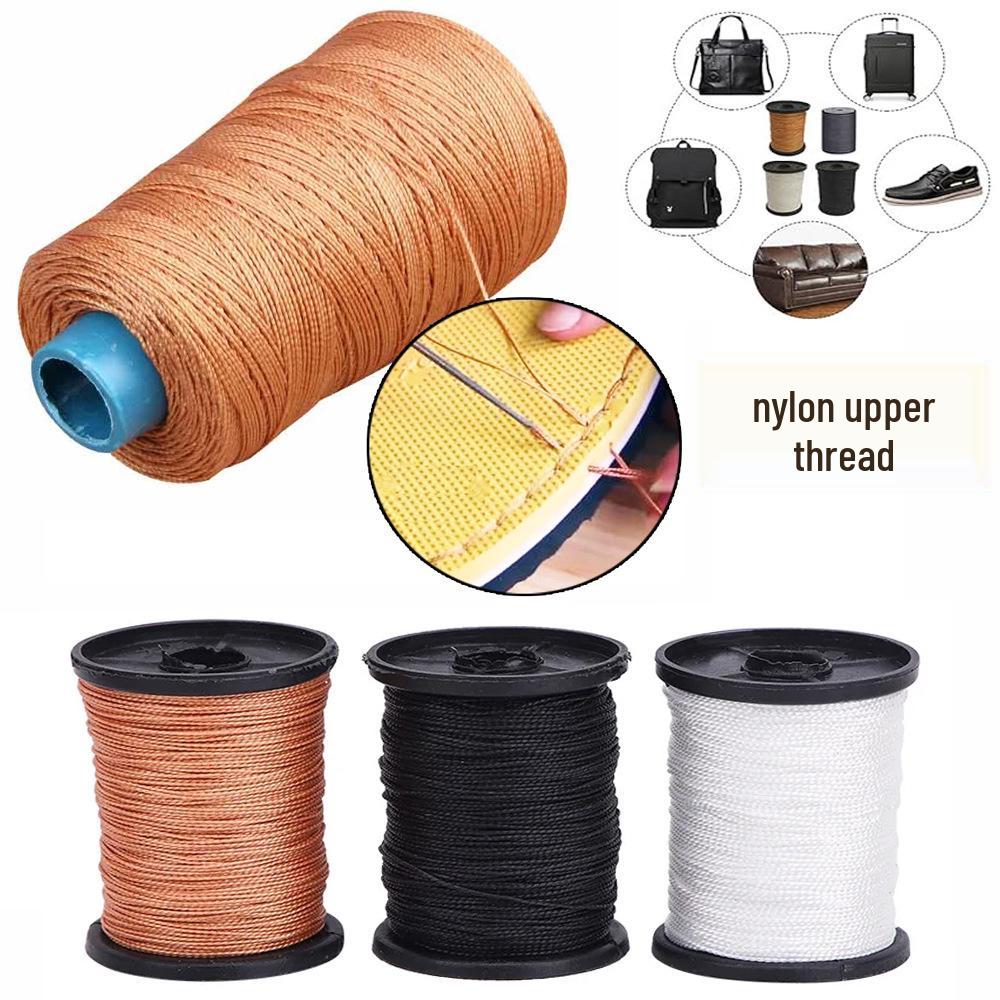 

High-Tenacity Nylon Thread for Shoe Repair, Kite Line, Fishing Line, and Tire Repair Brown 50m/roll