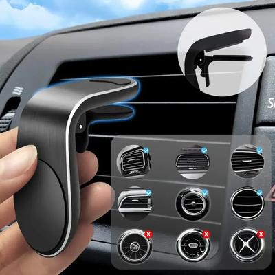 Support de téléphone magnétique pour voiture, fixation à clip pour aérateur, support GPS pour téléphone portable pour Xiaomi iPhone 15 Huawei Samsung, support de voiture
