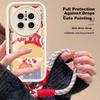Phone Case for Huawei Mate70, Full Protection with Camera Lens, Shockproof, Creative Painted Cartoon Cute Soft with Camera Lens Protection And Strap