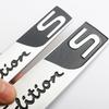 Black Edition S Badge Car Stickers for Lexus LX570 LX470 RX UX GX LS350 Series Modified Accessories Trunk Logo Rear Label Decals
