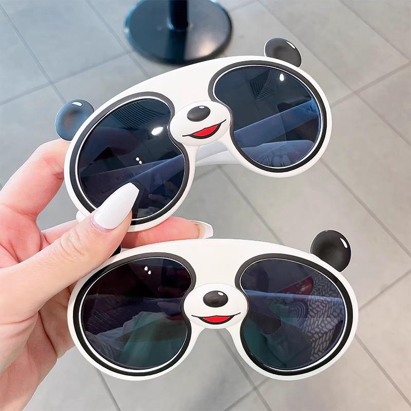 Children's Sunglasses Cartoon Panda Shape Fashion Sunglasses Trend Kid's Glasses Face Decor Gift