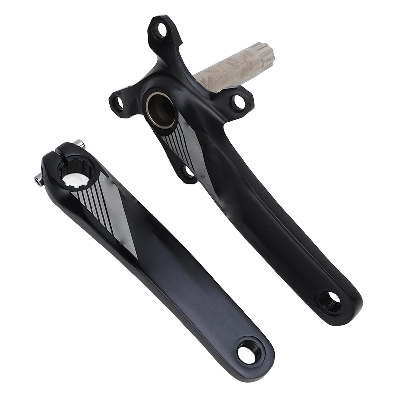 

BOLANY Mountain Bike Crank Arm Set Aluminum Alloy Black 8 to 12 Speed CNC Machining Bike Accessories