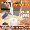 Xiaomi Montalatte Elettrico Senza Fili Tipo-C Frullatore Portatile Mini Macchina da Caffè in Acciaio Inossidabile Frusta Sbattitore per Caffè Cappuccino Panna